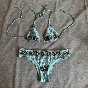 *LAST CHANCE Clearance Sale*  H&M boho print string bikini